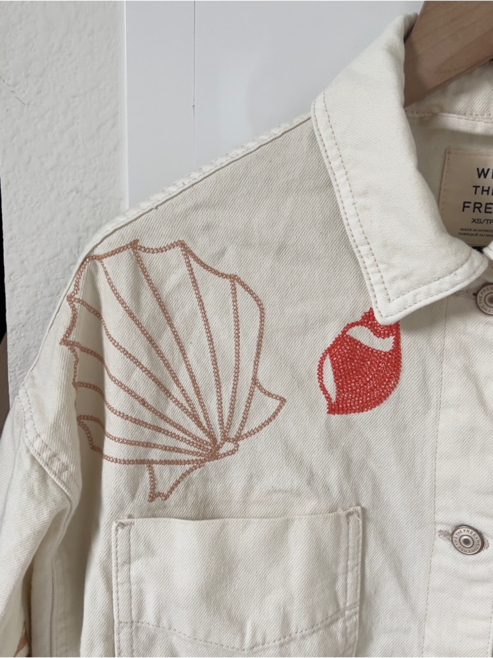 NWT Free people We The Free Madison City Embroidered Jacket - Picture 5 of 9